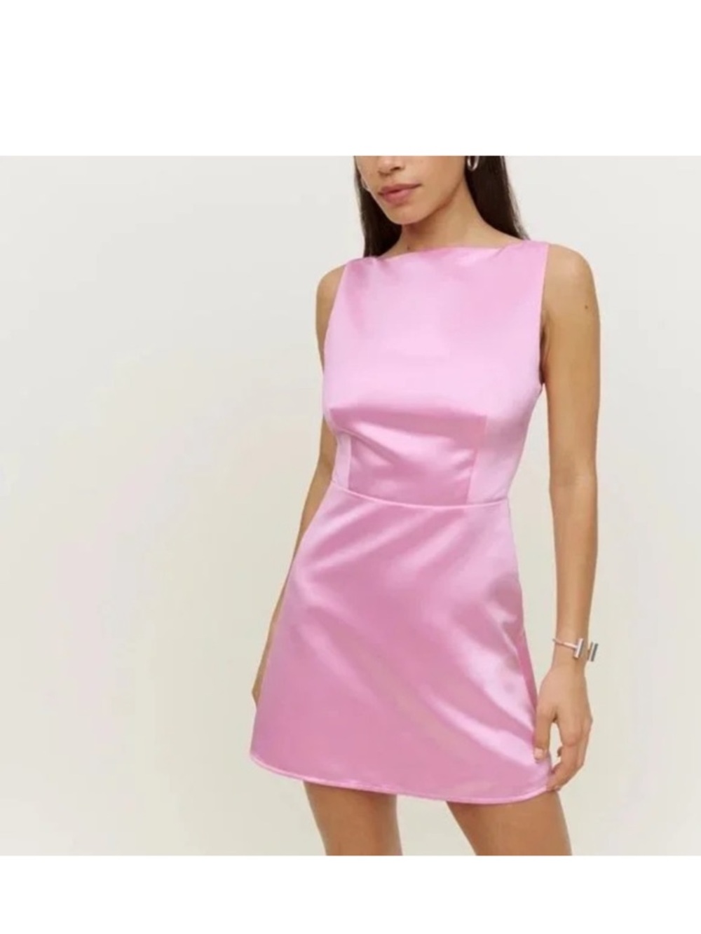 Reformation Zenni Pink Mini Dress Size 2